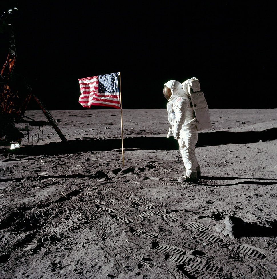 astronaut, Apollo, Moon, astronaut HD wallpaper