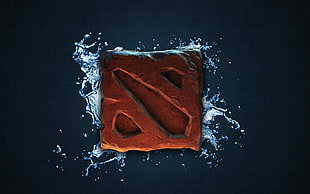 square brown logo, Dota 2, video games
