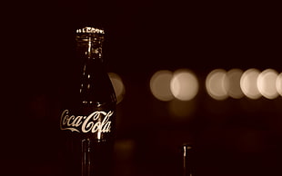 Coca'Cola glass bottle illustration HD wallpaper
