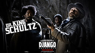 Django Unchained wallpaper, Django Unchained, Quentin Tarantino, Christoph Waltz, Jamie Foxx HD wallpaper