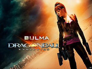Bulma Dragonball Evolution digital wallpaper