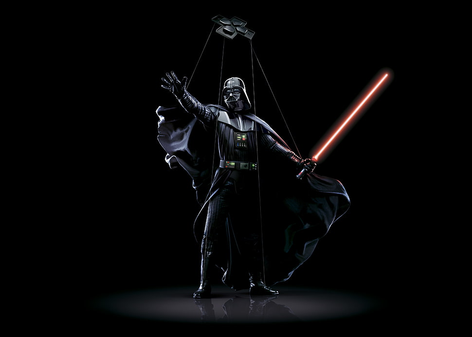 Darth Vader illustration HD wallpaper