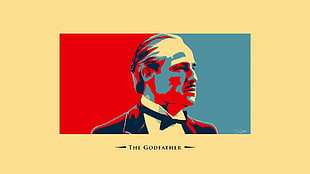 The Godfather poster, The Godfather, Marlon Brando, movies, actor
