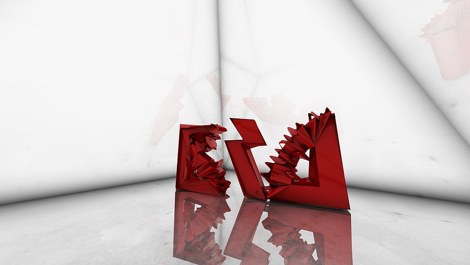 Form,  Letters,  Logo,  Red HD wallpaper