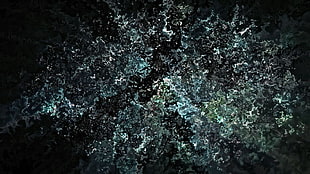 black and green abstract artwork, abstract