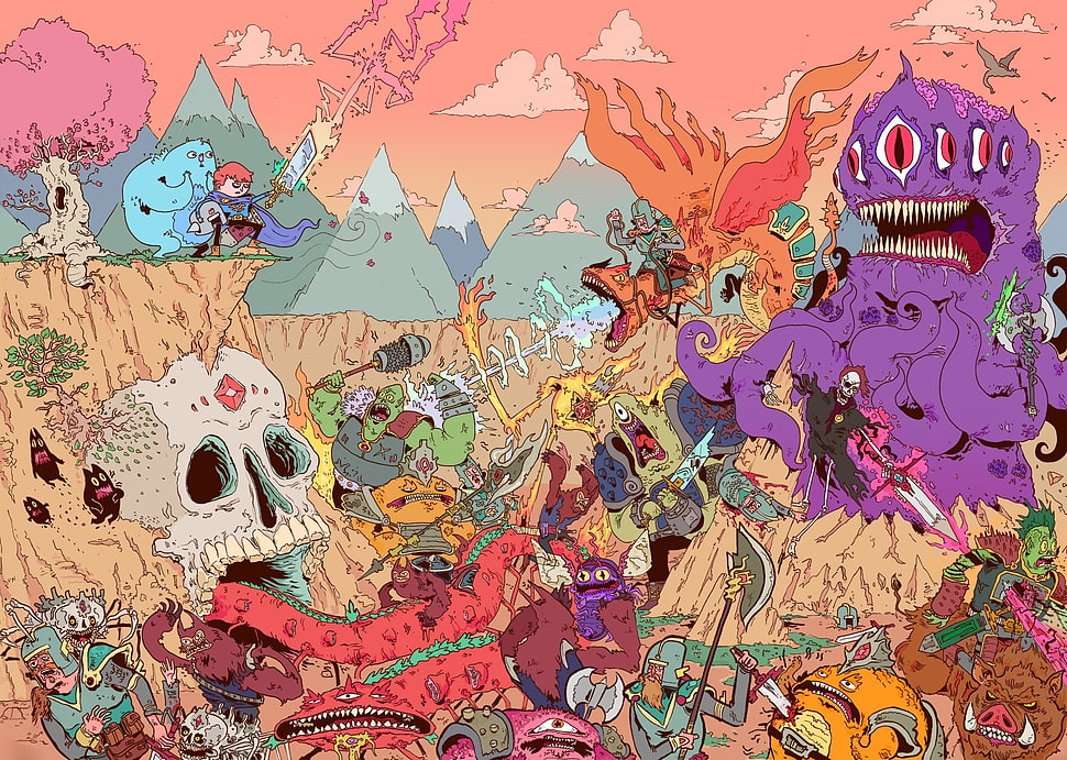 LSD, shrooms HD wallpaper