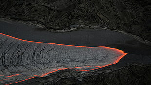 molten lava, photography, landscape, lava, volcano