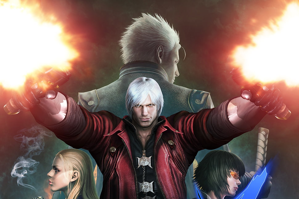 Devil May Cry game illustration HD wallpaper
