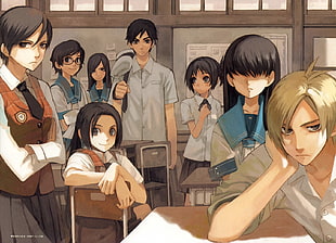 anime characters digital wallpaper, Denpa teki na Kanojo, Ame Ochibana, Jū Jūzawa, Hikaru Ochibana