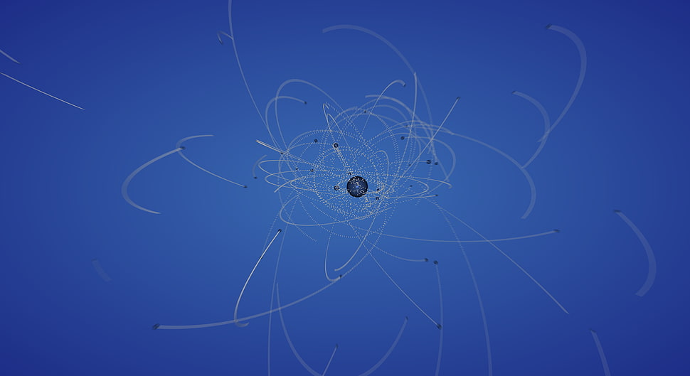 atom graphics art HD wallpaper