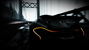 black car, McLaren P1, Project cars HD wallpaper