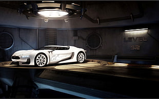 white coupe Grand Turismo level 52 game screenshot, Citroën, car