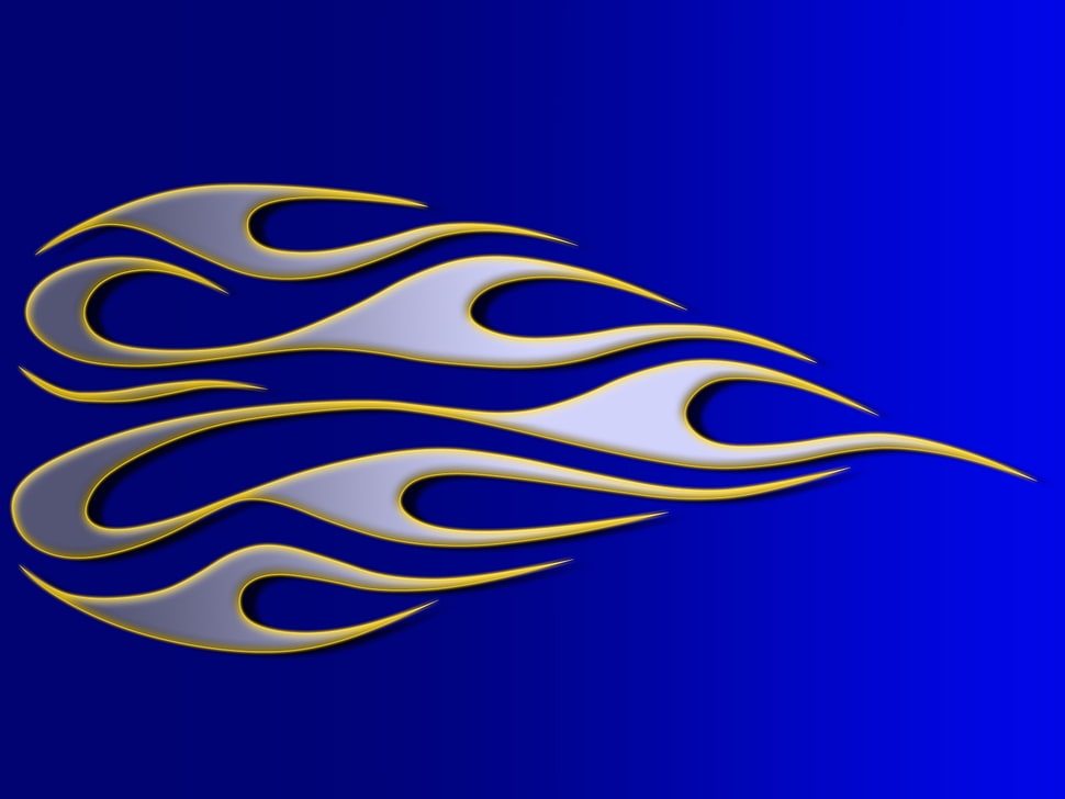 gray fire ilustration HD wallpaper
