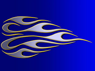 gray fire ilustration