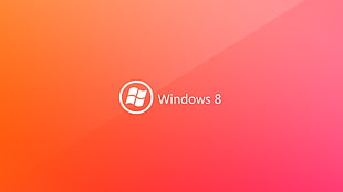 Windows 8 logo, Windows 8, Microsoft Windows, gradient