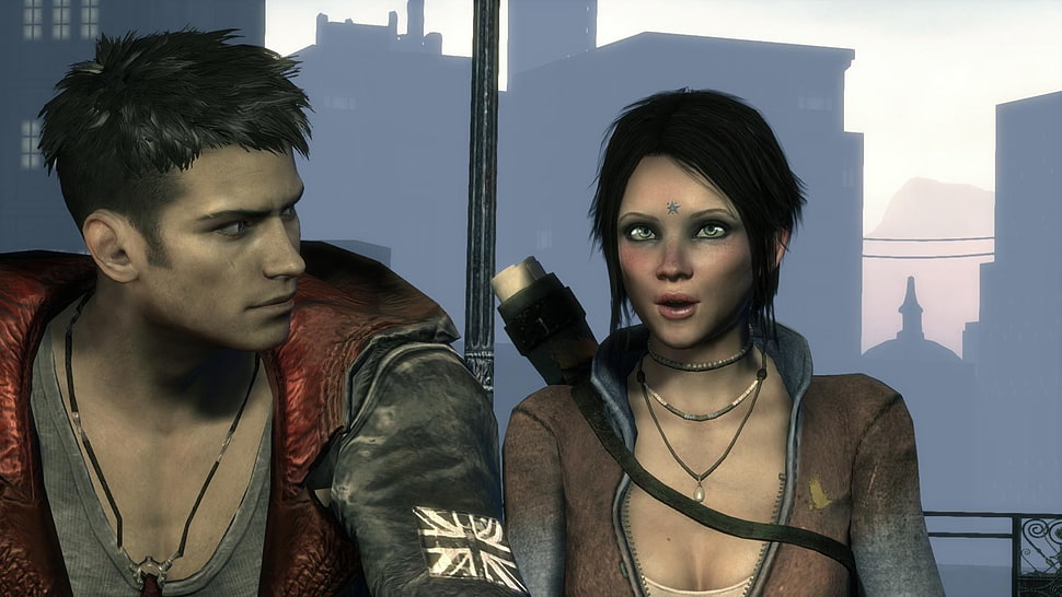 Devil May Cry Dante wallpaper, Devil May Cry, video games, Dante, Kat HD wallpaper