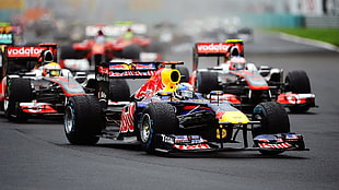 black and red RC car, Formula 1, Red Bull, Red Bull Racing, car HD wallpaper