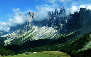 landscape photography of mountains HD wallpaper