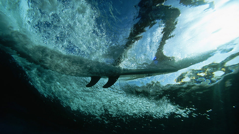 body of water, surfing, waves, sport , underwater HD wallpaper