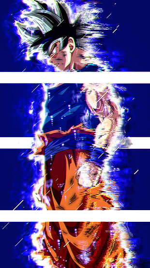 Son Goku digital wallpaper, Dragon Ball Super, Son Goku, Ultra-Instinct Goku, Dragon Ball