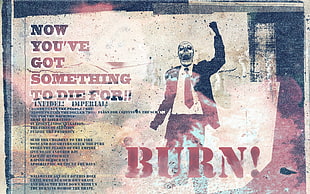 Burn album wallpaper, Lamb of God, war, burning, burn