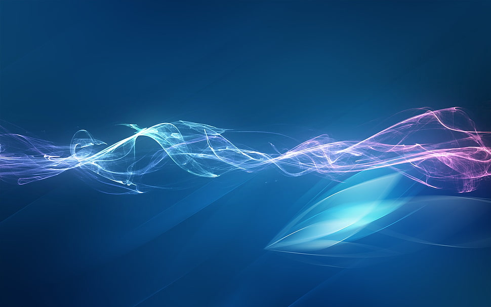 blue and pink abstract digital wallpaper HD wallpaper