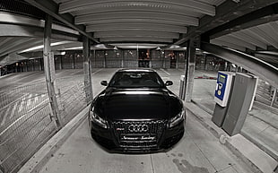 black Audi car