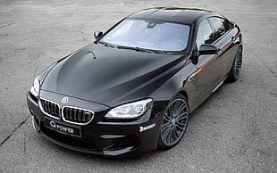 black sedan, G-Power, BMW, BMW M6 Gran Coupe, BMW M6 HD wallpaper