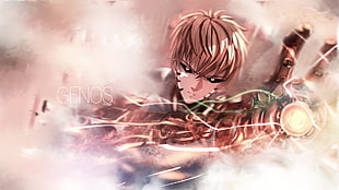 Genos wallpaper, One-Punch Man, anime, cyborg, Genos HD wallpaper