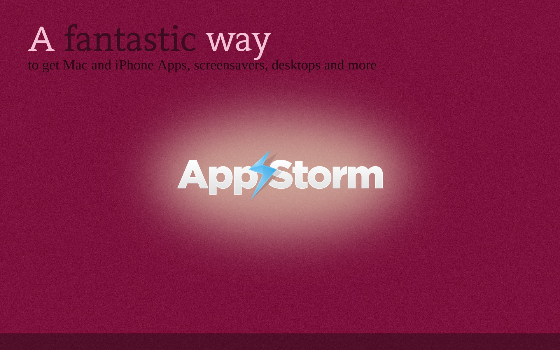 App Storm logo on red background
