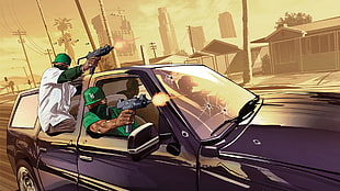 Grand Theft Auto San Andreas game poster
