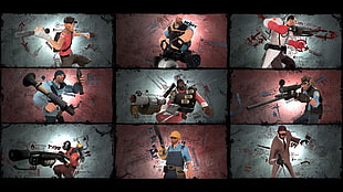 game poster, video games, Team Fortress 2