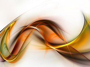 yellow, white, and black digital wallpaper HD wallpaper