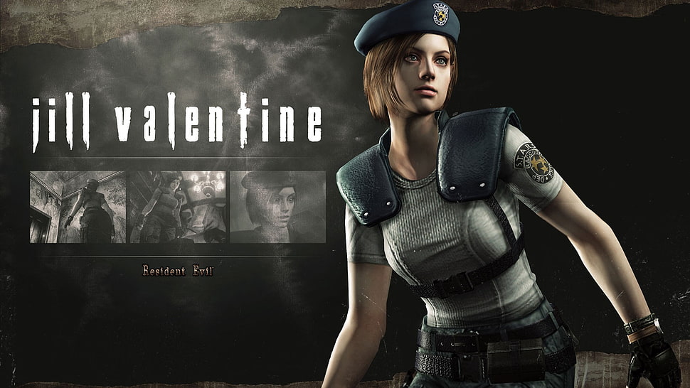 Jill Valentine digital wallpaper, Jill Valentine, Resident Evil HD Remaster, Resident Evil HD wallpaper