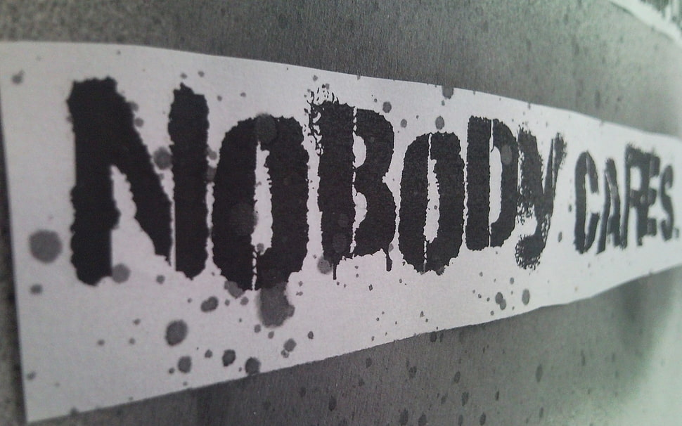 typography, monochrome HD wallpaper