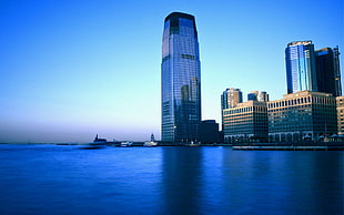 Jersey city,  New jersey,  River,  Buildings