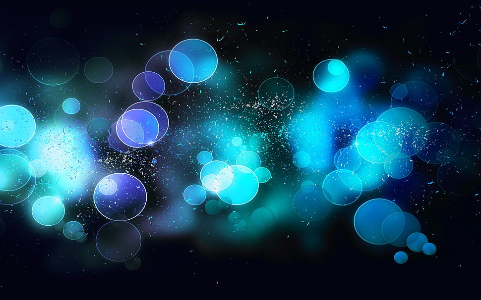 bokeh light, abstract HD wallpaper