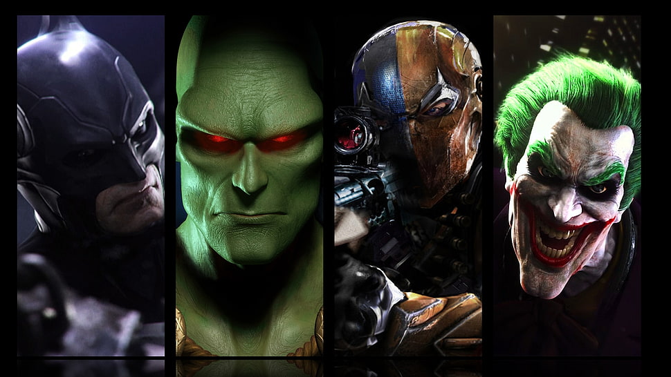 Four DC characters HD wallpaper | Wallpaper Flare
