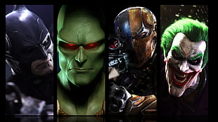 four DC characters HD wallpaper