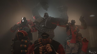 3D animation characters, Team Fortress 2