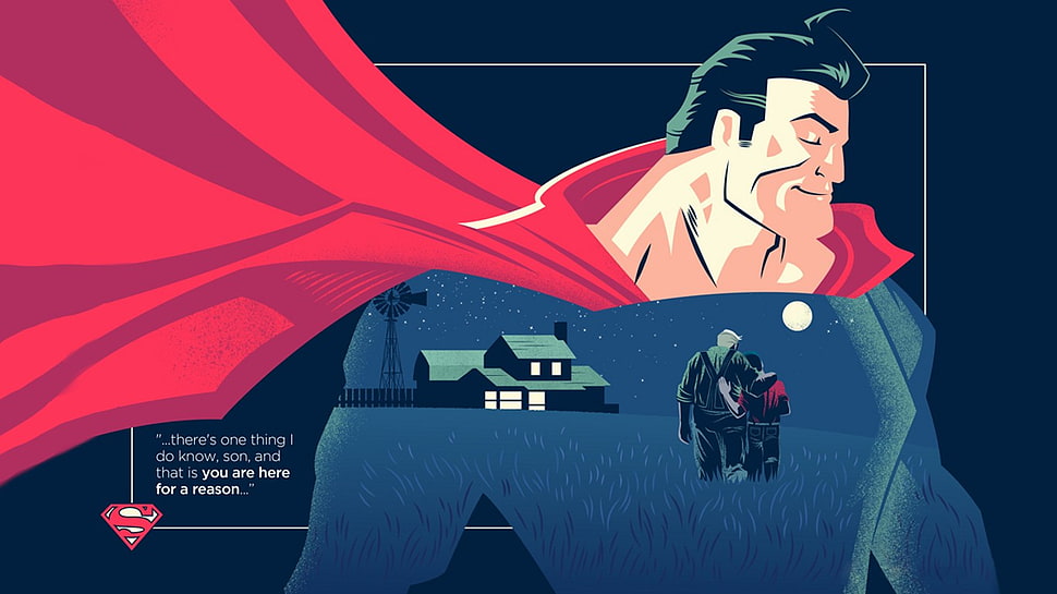 Superman digital wallpaper, Superman, DC Comics, quote, superhero HD wallpaper