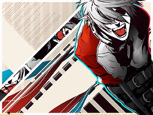 male anime character illustration, Dogs: Bullets & Carnage, Haine Rammsteiner, anime, artwork HD wallpaper