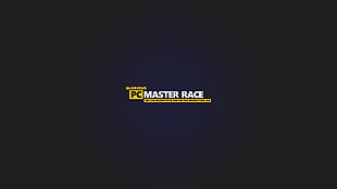 PC Master Race logo, computer, PC gaming, video games
