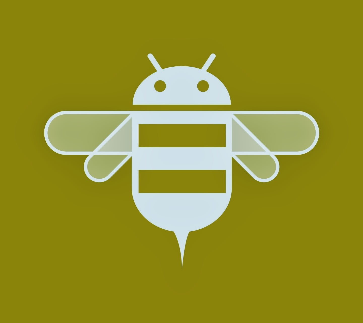 bee illustrtion, Android (operating system), honeycombs, yellow