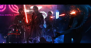 Star Wars poster, Star Wars, Luke Skywalker, Sith HD wallpaper