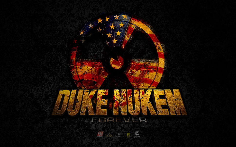 Duke Nuken Forever text, logo, Duke Nukem Forever, video games HD wallpaper