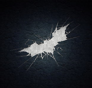 Batman logo, Batman logo, texture, metal