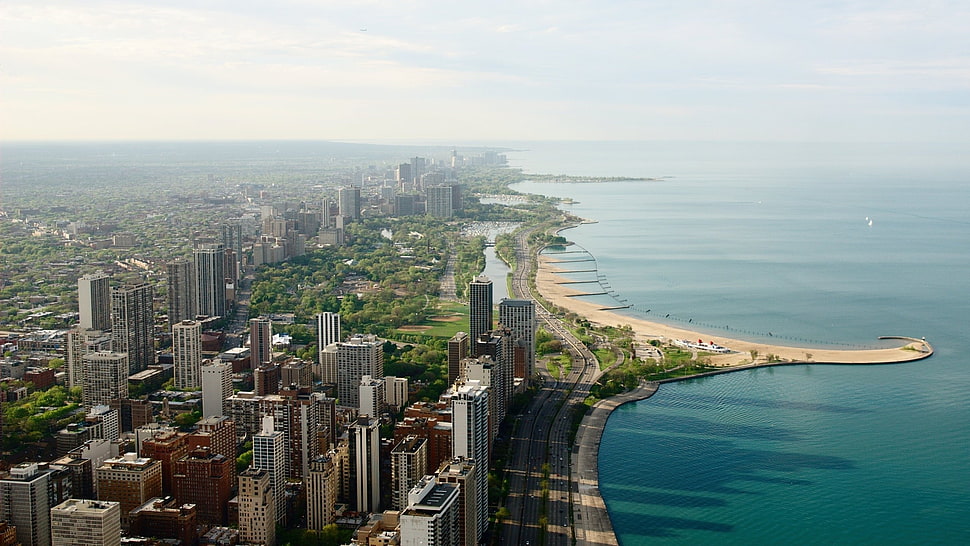 Chicago Coastline HD wallpaper