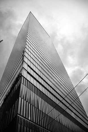 low-angle photography of high-rise building