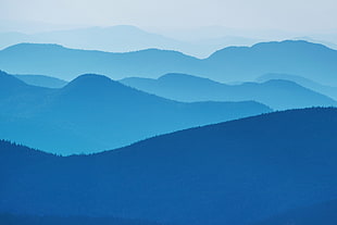 mountain range, Mountains, Lake Placid, Minimal HD wallpaper